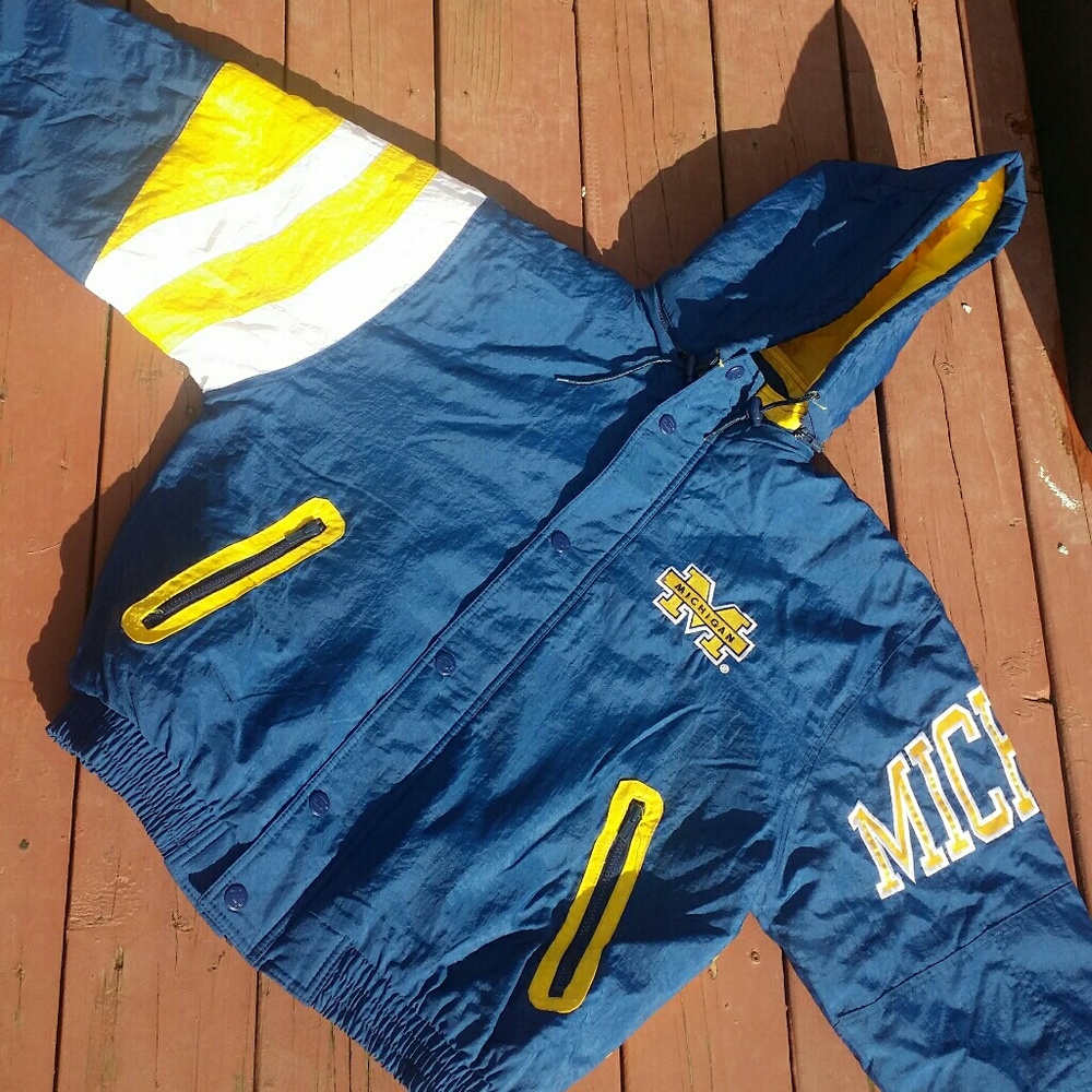 Vintage 90s Michigan state Starter jacket